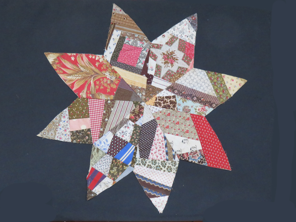 QB246 Eight Point Crazy Quilt Star