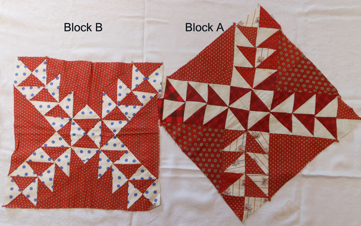 QB28 Flying Geese Variation Quilt Blocks
