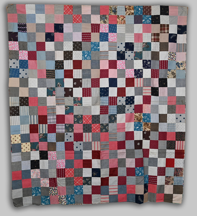 qt243 Squares Quilt Top