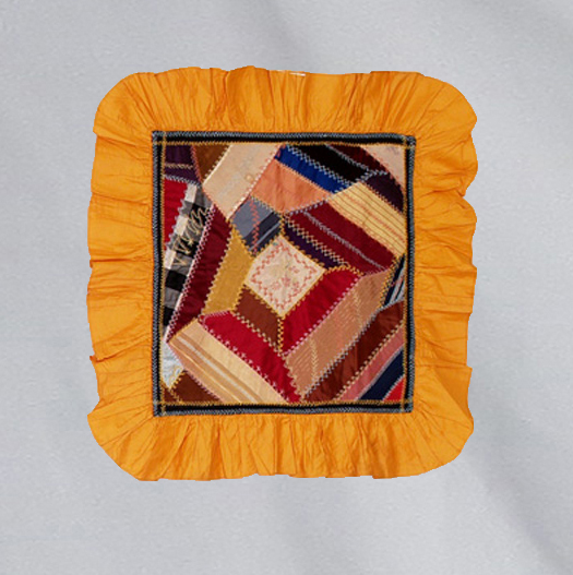 UF249 Betsey's Collection Victorian Crazy Quilt Pillow Sham