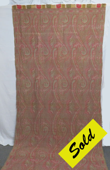 UF34 Wool Challis Whole Cloth Paisley Shawl