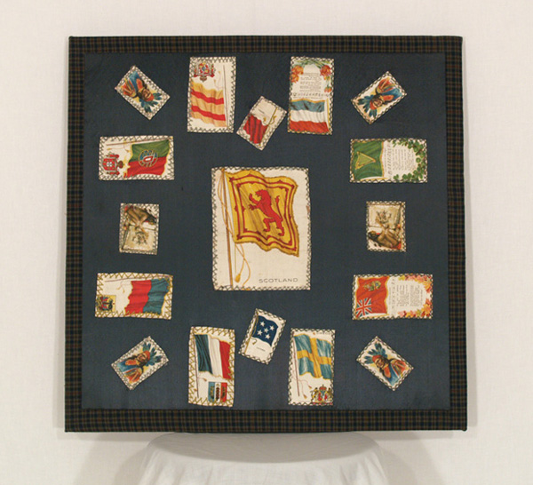 UF6 Tobacco Silks Folk Art, mounted