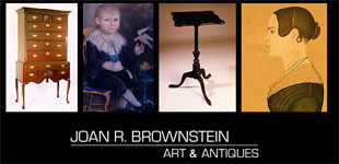 Logo for Joan R. Brownstein Art and Antiques